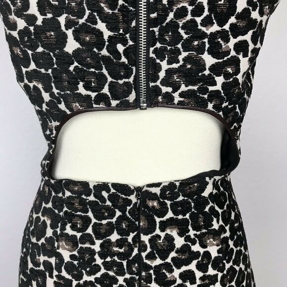 Felicity & Coco Multicolor Print Cut Out Back Mini Fit Flare Dress - Picture 10 of 11